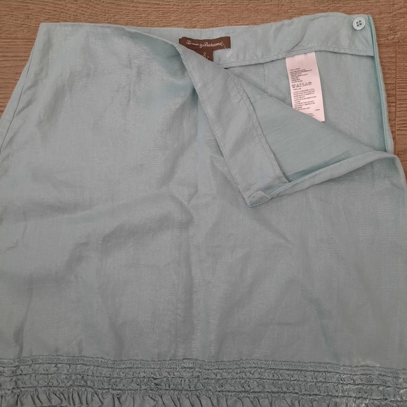 TOMMY BAHAMA Ferrin Foil Linen Pencil Skirt - Picture 6 of 11